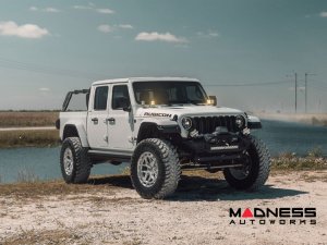 Jeep Gladiator Custom Wheels - HFX-1 by Vossen - Polished Silver Jeep Gladiator Custom Wheels - HFX-1 by Vossen - Polished Silver
